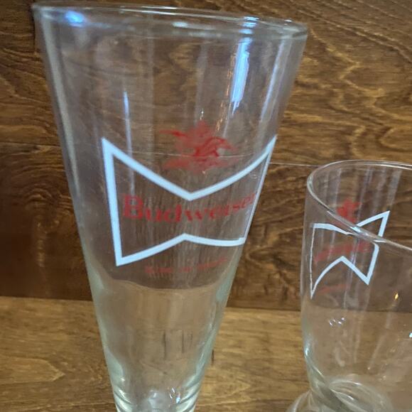BUDWEISER Beer Glasses - Picture 3 of 4